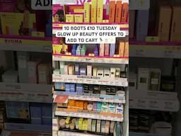 10 BOOTS £10 TUESDAY GLOW UP BEAUTY OFFERS TO ADD TO CART ⛷️🧖🏻‍♀️✨ #bootsuk #selfcare #glowup