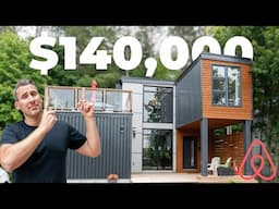 This Shipping Container Airbnb makes $140,000 Per Year.... Here's How