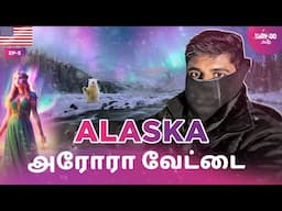 நள்ளிரவிலே ALASKA காட்டிலே AURORAவை தேடி ஒரு திகில் பயணம் 🗻🌨️| Chasing Northern lights | Ep 5