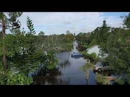 Flooding and Storm Impacts From Milton in Oldsmar, Florida