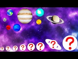 Solar System Comparison for kids★8 Planets sizes★Educational Video★planet song instrumental