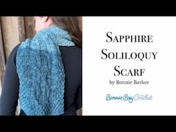 Sapphire Soliloguy Scarf