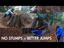 How long does it take to dig up a stump by hand? (Jump build pt. 1)