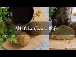 Matcha Cream Puffs