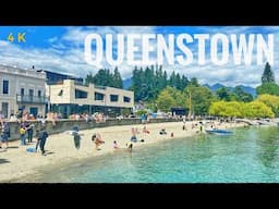 Queenstown New Zealand New Years Eve Walk Tour 2024 4K | South Island New Zealand Walking Tour