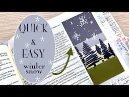 Bible Journaling: A Winter Wonderland | Using Paint Sample Cards, part 3