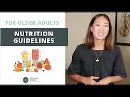 Helpful nutrition guidelines for older adults