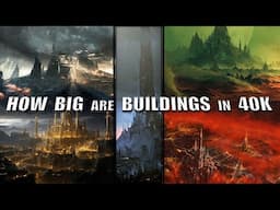 How Big are Planetary Structures in 40K - Warhammer's Biggest Buildings