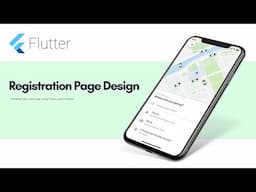 Flutter Uber App - Registration Page Design