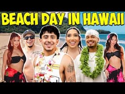 WE HAD A BEACH DAY IN HAWAII !! *FUNNY AF*