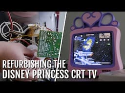 Remember This Disney Princess CRT TV? Let us Refurbish and test out some Retro Video Games on it!