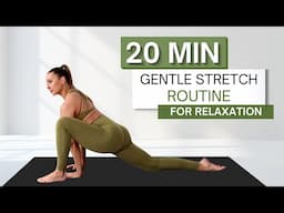 20 min GENTLE STRETCH ROUTINE | Relaxation and Flexibility | Pregnancy Friendly