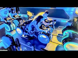 TRON RIDE POV - Lightcycle Run Roller Coaster - Disney World Magic Kingdom