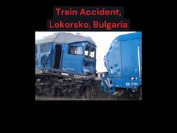 Train Accident, Lokorsko, Bulgaria! 😱 Damaged PIMK Locomotives #shorts