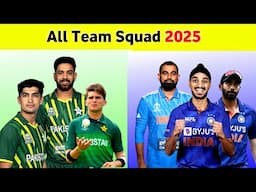 All Teams Squad for Champions Trophy 2025  ||  Pro Tv