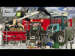 BUYING FORESTRY TRACTOR WITH CRANE & WINCH - €€€€ | HUTAN PANTAI | Farming Simulator 25 | Episode 30