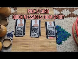 Pick A Card Quick Messages From Spirit!🙌🏿