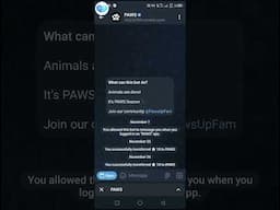 PAWS Airdrop New Update: +5000 Paws To Claim