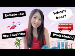 Getting a Job Abroad vs. Working Fully Remotely (my experience of working in 4 countries!)