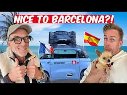 NICE To BARCELONA In A Citroen Ami! Are We MAD? 🇫🇷🇪🇸🚙