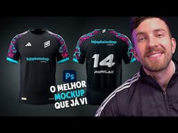 Como criar Camisa de Futebol no Photoshop | PSD Mockup versão Adidas e Nike