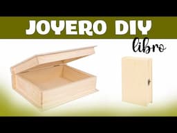 CÓMO HACER UN JOYERO CON UNA CAJA DE MADERA. MANUALIDADES ELEGANTES DIY.