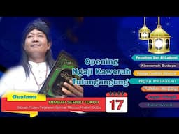 Opening Ngaji kaweruh Tulungangung