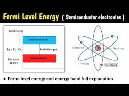 fermi level in semiconductors | fermi level in intrinsic semiconductor | fermi level | fermi energy