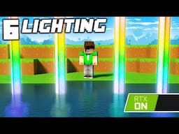 6 Lighting Tricks You Didnt Know You Could do In Minecraft RTX!