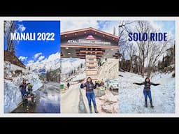 MANALI 2022 SOLO II Atal Tunnel II Telugu Vlogs II Chameli Nadella