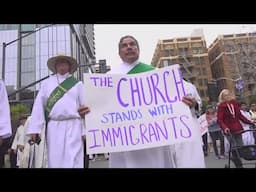 Local church holds prayer service, procession standing in solidarity for immigrants