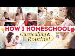 👩🏻‍🏫*NEW!* How We Homeschool! | Curriculum & Routine 2023 | Kindergarten & Pre-K