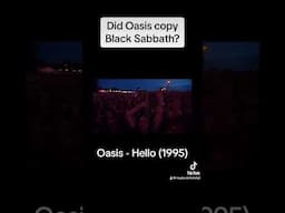 Did Oasis copy Black Sabbath?