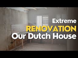 Vlog 59. Extreme Renovation Update // Our Dutch Home // Hello Fresh // Living in the Netherlands