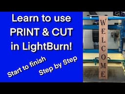 Using Print & Cut for Large Sign Engraving, (it’s fast and easy)