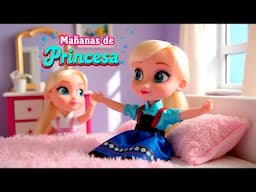 🌞✨ Rutinas de Mañana  con Mis Muñecas Disney Blanca, Elsa y Anna!  Vida de Princesas 👑💖