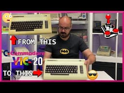 Restoring the Commodore VIC-20 | Scrubbed up nicely