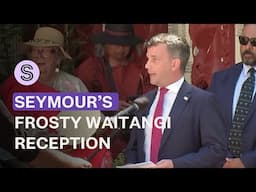 Mics snatched, backs turned: Ministers, David Seymour get frosty reception at Waitangi | Stuff.co.nz