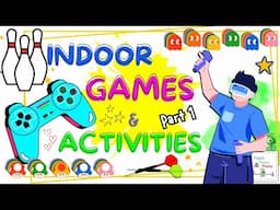 Indoor Games For Kids part1 | Fun Activities For Kids | Fun Learning For Toddlers | Cartoon For Kids