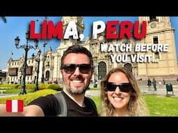 LIMA PERU What to See and Do! TOP SIGHTS and HIDDEN GEMS