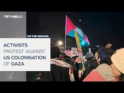 Activists protest against Trump’s colonial plan for Gaza