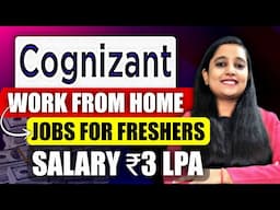 Cognizant Recruitment 2024 | Work From Home Jobs | Cognizant Jobs For Freshers | Cognizant Jobs 2024