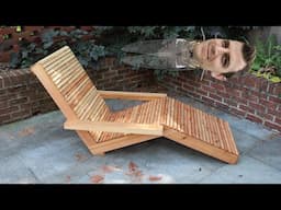 DIY Cedar Lounge Chair/ Lounger | Free Drawings | Nathan Builds