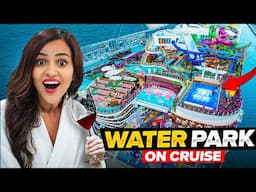 Staying at 5 Star Cruise with Private WATERPARK 😳 *OMG*