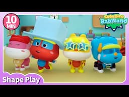 ♦️Learn Shape with GOGODINO Babyland♦️ 10min Compilation 6 | Kids Play | Kids Learning | Toddlers