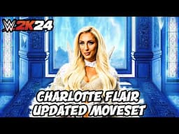 WWE 2K24 Charlotte Flair Updated Moveset