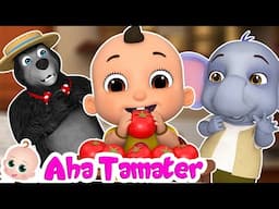 🔴Live - आहा टमाटर, Aaha Tamatar Bade Mazedar | Hindi Rhymes For Kids