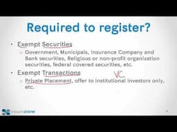 Securities and Issuers