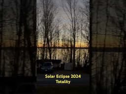 Solar eclipse totality- Lake Champlain New York #solareclipse #eclipse2024 #shorts