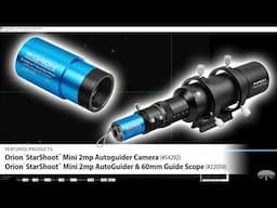 Example of the Orion StarShoot 2mp Autoguider Camera Tracking in PHD2 - Orion Telescopes